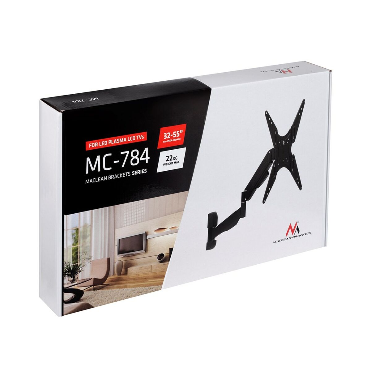 Televiisori Alus MacLean MC-784 55" 23" 21 kg